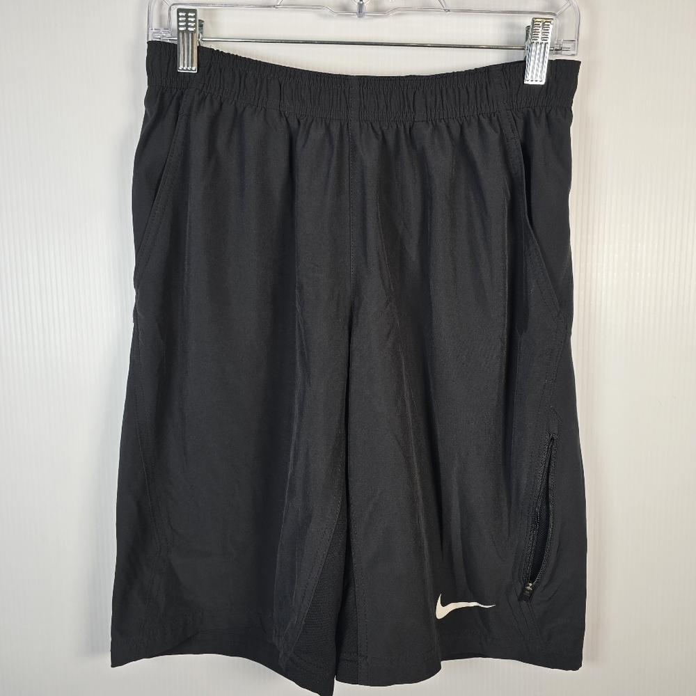 NWOT Nike Men's Black Athletic Shorts Drawstring Elastic Waist Size‎ S Casual